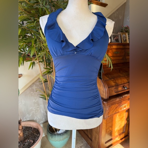 Lauren Ralph Lauren ladies tankini top NWT size 8 - Picture 4 of 12